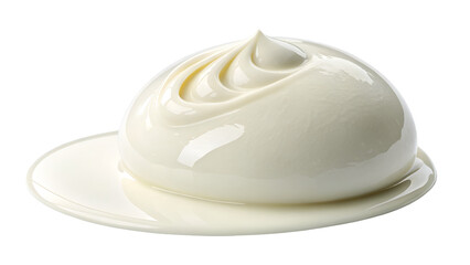 Swirl of Creamy White Substance | Food and Cosmetic Texture
