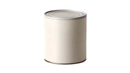 Blank Food Can: Minimalist Product Packaging Mockup