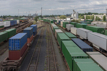 fridge trains in Portland railway section