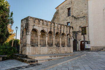 Is an elegant public fountain, as well as a symbol, of the city of Isernia.