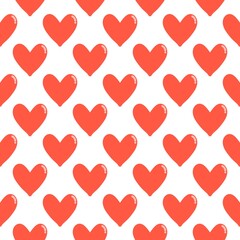 Seamless heart pattern. Dor textile printing, gift wrapping, wallpapers, backgrounds, stationery, digital designs, and Valentine Day or love themed creative projects