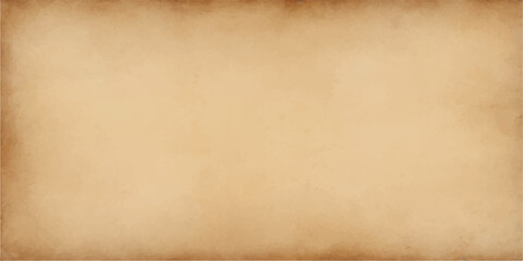 Aged brown grunge parchment texture background for antique canvas design