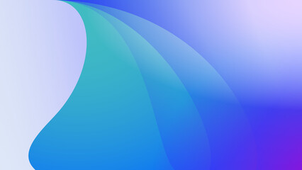 Abstract Colorful Wave Background