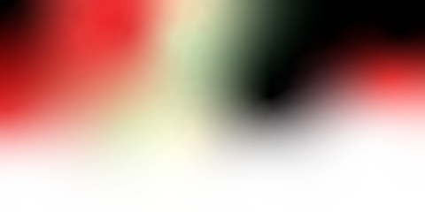 Black dark red green lime yellow white retro abstract background. Color gradient ombre blend. Soft blur light glow. Vintage neon metallic feel. Smooth transition tones with grain noise mesh overlay.