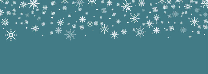 Sky Snowfall Banner