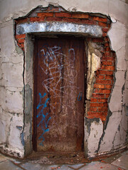 ruined door