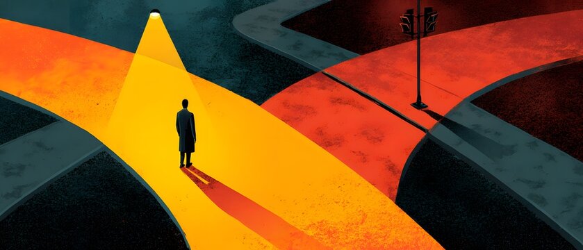 Standing at the Crossroads of Life, Uncertainty and Decisions
