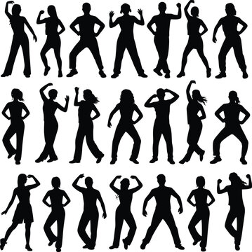Dynamic dance and fitness silhouettes collection