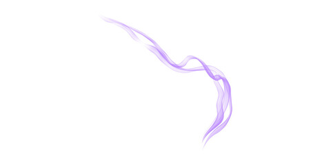 Ethereal flowing lavender purple smoke abstract art delicate vapor trail on deep black background mysterious digital