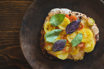 Bocadillo de tomates