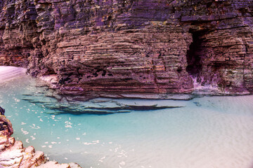 La playa de los acantilados
