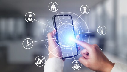 Leadership icons symbolize teamwork, vision, and decision-making. Leadership guides business, leadership inGists growth, and leadership supports management success. Gist