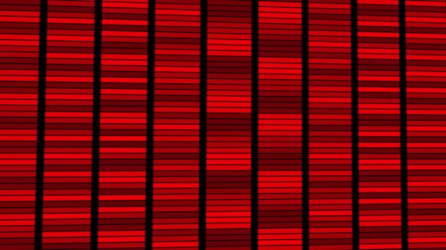 Abstract red digital dna sequence pattern background with vertical black separation lines
