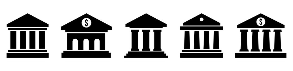 Fototapeta premium Bank icon set