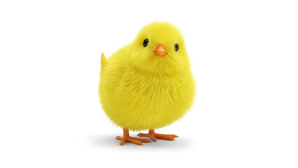 Obraz premium Adorable Fuzzy Yellow Chick Toy