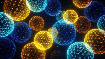 Neon Spheres in Space