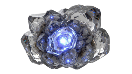 Glowing Crystal Cluster