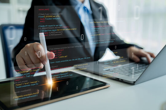 Unsecure and buggy programming code filled with errors and strange logic. Code contains insecure queries, broken validation, weird functions, and programming flaws for demonstration. Latch