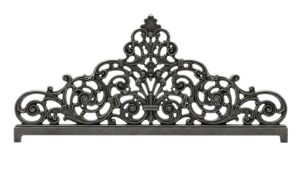Ornate Cast Iron Scrollwork Decoration