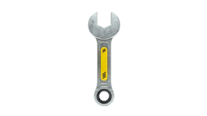 Wrench Tool Isolated on White Background