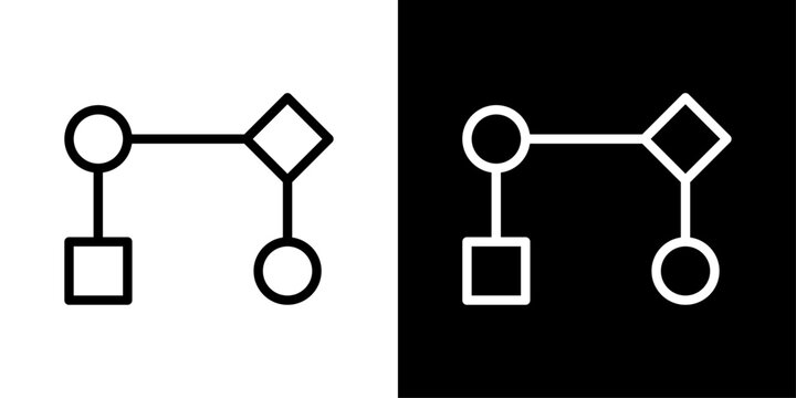 Workflow icon representing process automation, task flow, step sequencing, and efficient business operations.