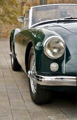 vintage car headlight