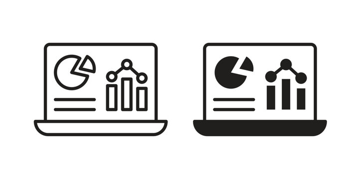 Dashboard icon Collection for mobile and web apps. Editable stroke line and glyph icons.