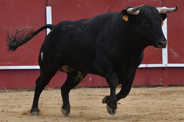toro bravo espa&ntilde;ol color negro