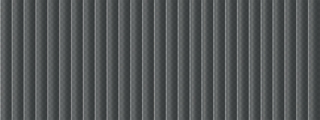 Obraz premium Ribbed glass texture effect. Lined gradient in acrylic glass style isolated on transparent background