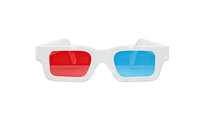 3D Glasses Isolated on White Background