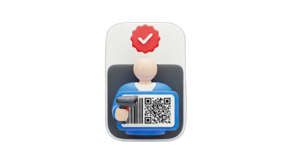 3D Person Scanning QR Code for Verification