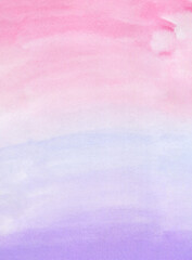 Pastel pink and purple watercolor background, violet mauve splash. Abstract lilac hand painted texture for wedding invites, bridal showers, nursery etc