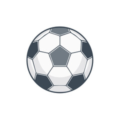 Fototapeta premium Classic Soccer Ball Illustration Sporting Event Sporting Equipment Game Pentagons Vector Isolated