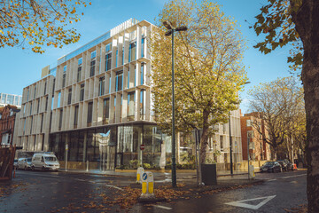 Dublin, Ireland- December 7 2025 "Late autumn in in capital of Ireland, Dublin"