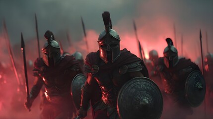 soldiers in the military parade