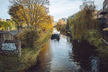 Dublin, Ireland- December 7 2025 "Late autumn in in capital of Ireland, Dublin"
