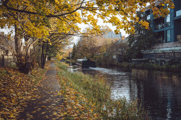 Dublin, Ireland- December 7 2025 "Late autumn in in capital of Ireland, Dublin"