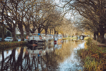 Dublin, Ireland- December 7 2025 "Late autumn in in capital of Ireland, Dublin"