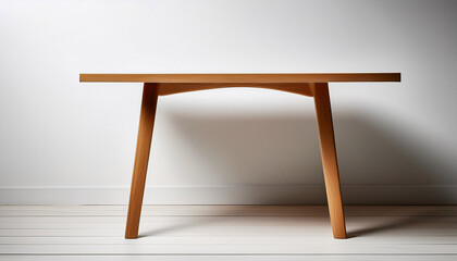 Single Table Displayed Against A White Surface