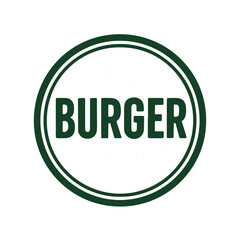 burger icon logo seal vector on white background
Vector stamp icon