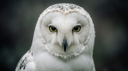 Obraz premium Snowy Owl Close-Up Portrait