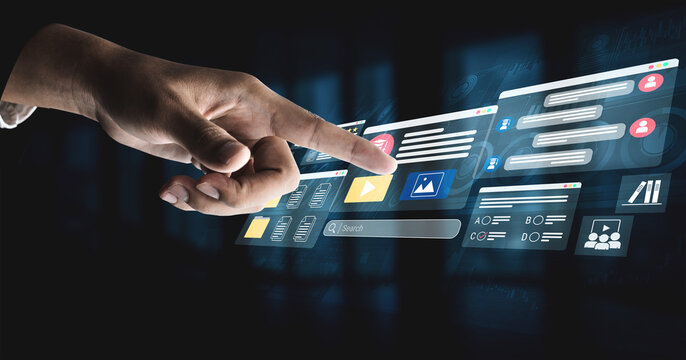 E-learning dashboard with student profiles, lesson ratings, and course content organization for online education Parse