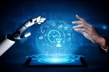 AI assists in developing intelligent time management solutions that automate task scheduling,...
