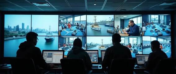 In an Industry 4.0 factory, two engineers use a digital tablet with augmented reality software to connect with high-tech machinery, creating copy space for informative text. - Powered by Adobe