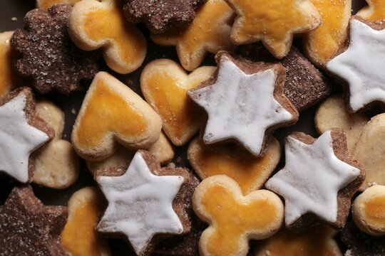 Christmas cookies close up