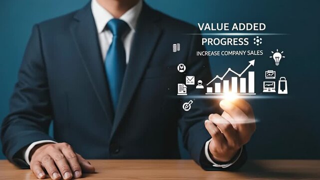 Value Added Progress - Business Growth and Strategy Visualization.