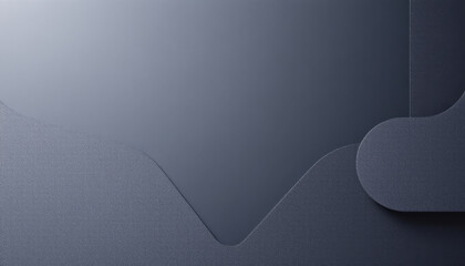 Abstract corporate background with smooth dark blue shapes and soft texture creating sleek modern design