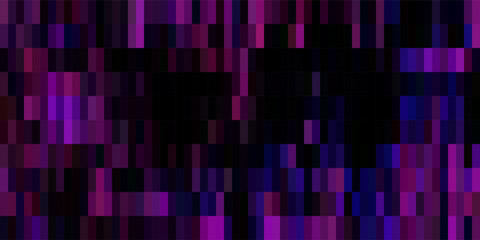 Trendy glitch pattern on dark background. Modern style vector. Abstract geometric elements