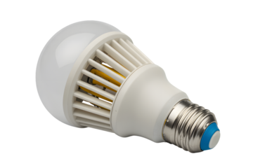 energy-efficient LED light bulb . Isolated on transparent background, png