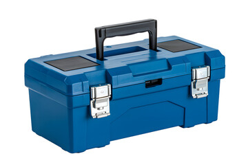 blue toolbox . Isolated on transparent background, png